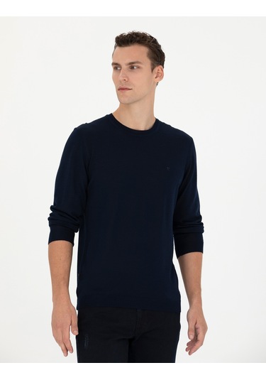 Pierre Cardin Erkek Lacivert Triko Kazak 50270054-vr033 Lacivert