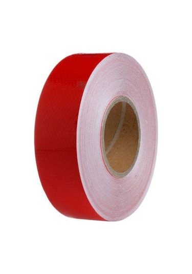 Bal Petekli Reflektif Bant 50Mm X 50Mt Kırmızı (110495707)