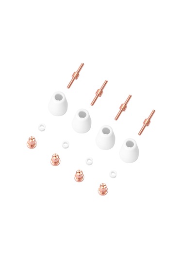 Kangvka 40a Plazma Kesici Aksesuar Seti - 65 Parça Elektrot, Nozul, Koruyucu Ve Girdap Akımı Halka