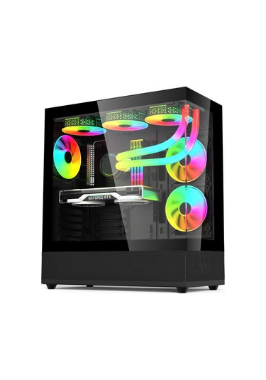 Izoly ST999507 i5-12400F 16 GB 512 GB M.2 NVMe RTX4060 8 GB Free Dos Masaüstü Oyuncu Bilgisayarı