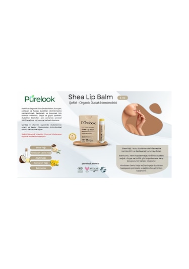 Purelook Shea Dudak Nemlendirici Lip Balm 5 ML