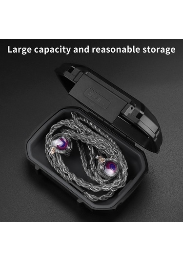 Trn Mag+ Kulaklık Saklama Kutusu Düşme Önleyici Kulaklık Aksesuarları Mühürlü Su Geçirmez Saklama Kutusu - Şeffaf Beyaz