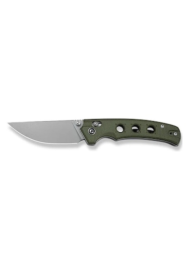 Civivi Noctis Olive Canvas Micarta Handle Stonewashed Nitro-v Blade Kamp Çakı Yeşil