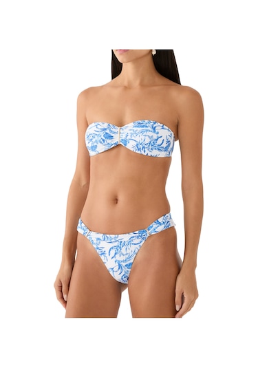 Melissa Odabash Mavi Yaprak Bikini Üstü Çok Renkli