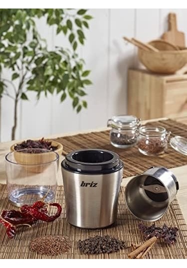 Br721 Çıkarılabilir Hazneli Kahve Ve Baharat Öğütücü Siyah