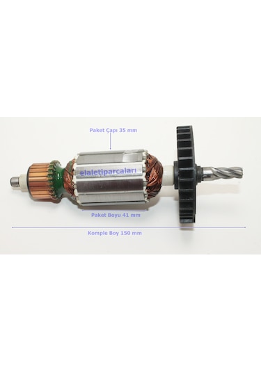 DeWalt Tipi D25103 Endüvi Rotor Kollektör