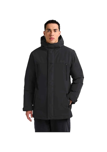 Jack Wolfskın Jack Wolfskin Glacier Shield Erkek Sarı Outdoor Ceketi 6000 Siyah