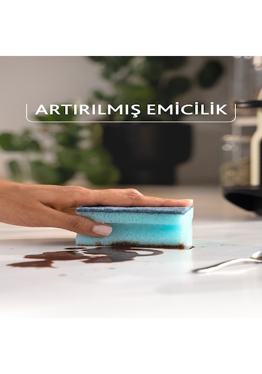 Vileda 2 Paket 3lü Pro Clean Düz Bulaşık Süngeri Vld0000000461