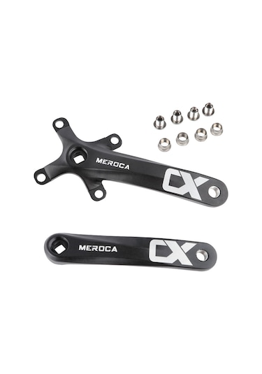 Teltree Dağ Bisikleti İçin Hafif Ve Dayanıklı 104bcd Kare Delikli Krank Kolu - 8/9/10/11 Vites Uyumlu Çok Renkli