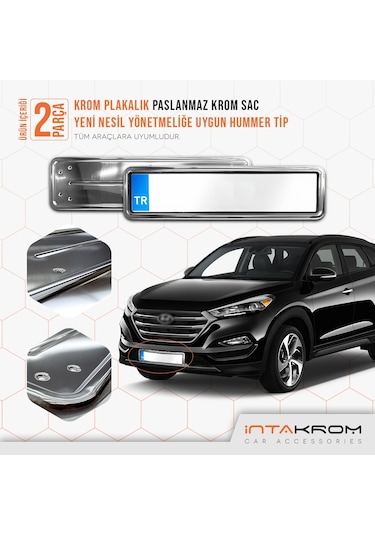 intakrom Hyundai Tucson Krom Plakalık - Hummer Tip 2 Adet N11.790