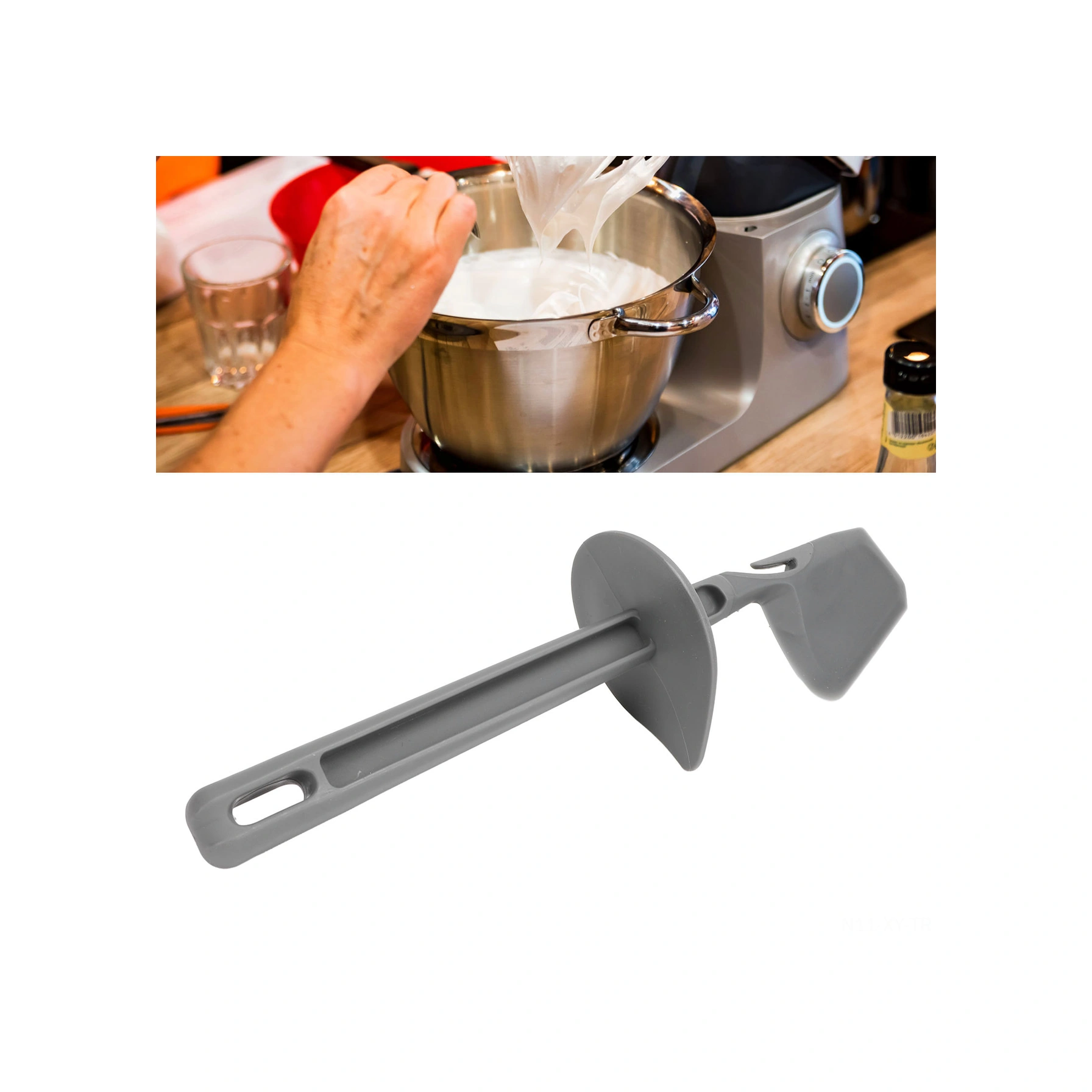 Shineyee Thermomix Uyumlu Plastik Blender Spatula - Yemek Kalitesi Malzeme, Tam Karıştırma, Kolay Temizleme, Ev Ve Profesyonel Mutfaklar İçin