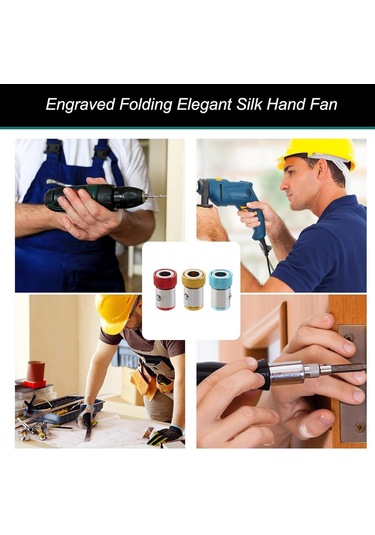 Ximistore9 Profesyonel Manyetik Vida Halkası - Çelik Bıçak Ucu Sabitleyici 3'lü Paket