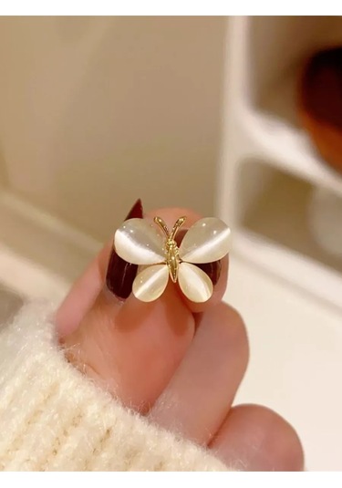 Olfil Broş-mini Kelebek Işıltıyla Opalı 232275793 Altın Rengi