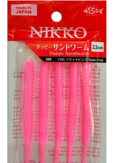 Nikko Sandworm Floating 8.5cm Lrf Silikonu Solıd Pınk 365