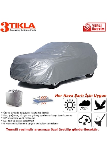 Seat Leon Hb 2022 İçin 4 Mevsim Kullanımlı, Su Ve Toz Dan Koruyan Miflonlu Araba Örtüsü