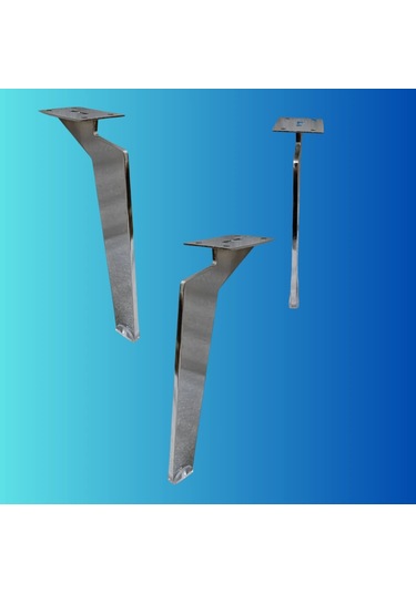 20 Cm Metal Tabanca Ayak Koltuk Ayağı Mobilya Ayağı Ünite Ayağı Konsol Ayağı Puf Berjer Ayağı Krom