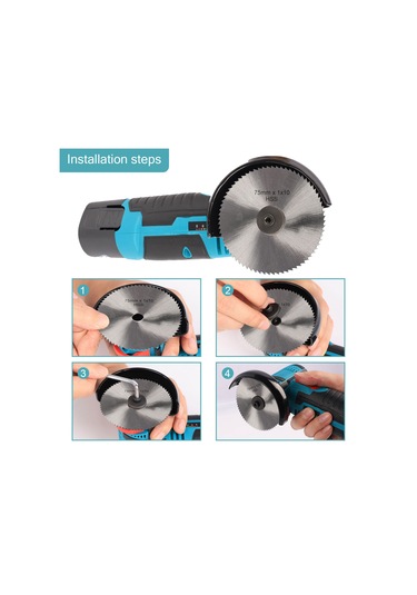 Yaleker 75mm Çok Amaçlı Taşlama Diski, Hss Kesme Ve Cilalama Seti, Ev Kullanımı İçin Şarjlı Taşlama Makinesi Aksesuarları