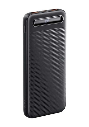 Tongxida Mcdodo Mc-4420 10.000mah Küçük Güç Bankası Dijital Ekranlı Harici Şarj Cihazı Siyah Siyah