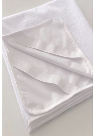 Bebesi Bebe Yatağı Alezi 70x110 Cm Sıvı Geçirmez Pamuklu Beyaz