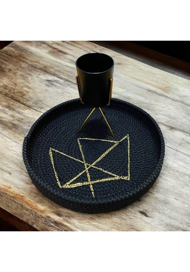 Hasır Sepet, Jüt Ip Sepet, 4'lü Dekoratif Saklama Kutusu, Hediyelik Sepet, Hasır Sunum Tepsi