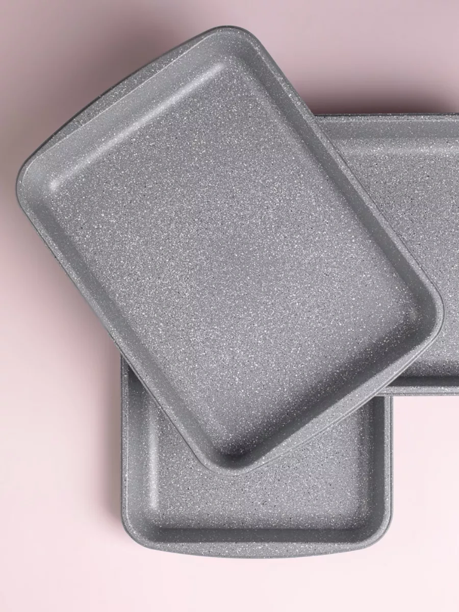 Dobromart Fırın Kabı Yapışmaz Derin Fırın Tepsisi 149576759 Gri