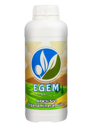 Egem 1 Litre 7-7-7 Npk Organamineral Sıvı Gübre 1000 ML