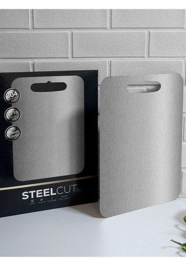 Steelcut Çelik Kesme Tahtası İnox