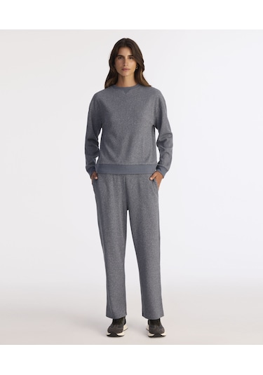Yargıcı Regular Bisiklet Yaka Uzun Kol Sweatshirt 25kksw9019l 026 Mavi
