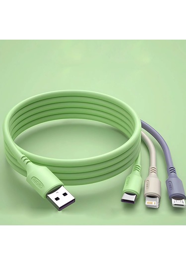 Android Typec Şarj Kablosu İçin 3 Metre Üç Bir Sıvı