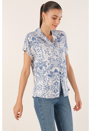 Bigdart 3711 Yarım Kol Gömlek - D.mavi 001