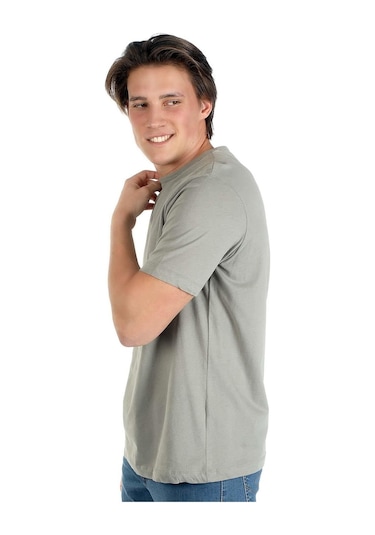 Lee Cooper Marelo Erkek O Yaka T-shirt Haki-17924-haki Haki