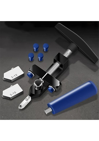 Willowhaven Silvery 2si1 Elmaslı Manuel Seramik Ve Cam Kesici Dayanıklı Metal Tabanlı Gümüşi