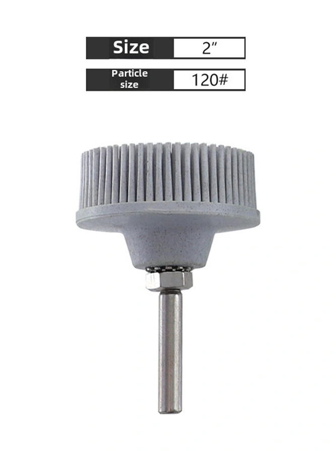 Youtek Ruıtool 50mm Beyaz 120 Elektrik Matkap Fırçası - Pürüzsüzleştirme, Parlatma Ve Tırnak Kaldırma İçin Elastik Zırh Tüylerli Disk