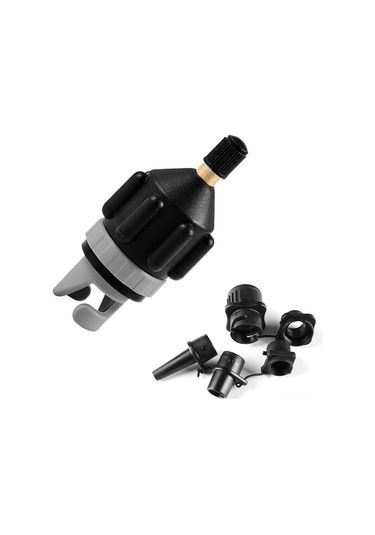 Konesam Sup Paddle Board Enflasyon Adaptörü Seti - 4 Farklı Çevirici, Otomobil Ve Standart Pompa İle Kullanım, Plastik Malzeme, Kolay Bağlantı