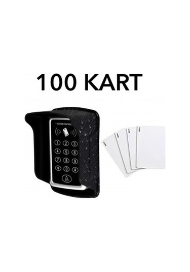 Vk-100 Rfıd Şifreli Kapı Kilidi + Koruyucu Kapak + 100 Adet Proximity Manyetik Kart
