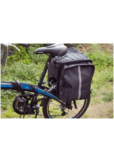 Procycle Pc-420 Katlanır Bisiklet için Heybeli Arka Bagaj Çanta Siyah