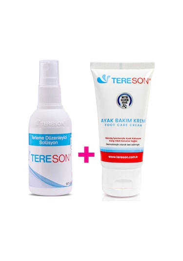 Tereson Terleme Önleyici Unisex Sprey Deodorant 50 ML + Ayak Bakım Kremi 50 ML