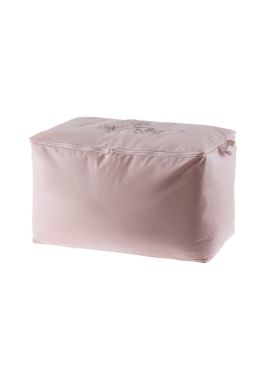 Madame Coco Çiçek Desen Baskılı Hurç - Pudra - 64x41x35 Cm 8684427121498 Pudra