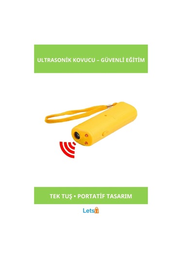 Ultrasonik Köpek Kovucu Eğitici Taşınabilir Ve Ergonomik