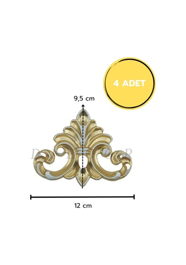Diecor Dekoratif Polimer Mobilya, Duvar Ve Tavan Motifi Patina 12 Cm Model:xa49