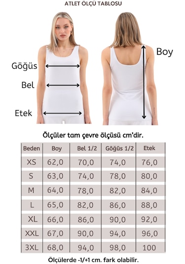 Penyebizden Extra Yumuşak Viskon Atlet Home&outdoor-beyaz