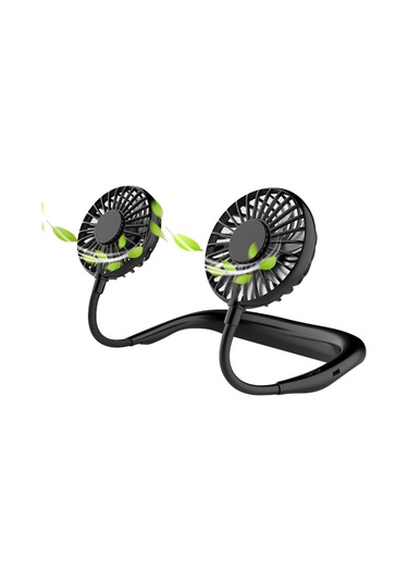 Xiyyadms "taşınabilir Boyun Fanı: 3 Hız Ayarlı, 7 Renk Led, Şarj Edilebilir, Aromaterapili, Spor Ve Seyahat İçin" Diğer