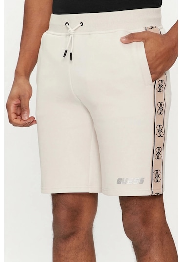 Guess Erkek Mıckey Şort Beyaz