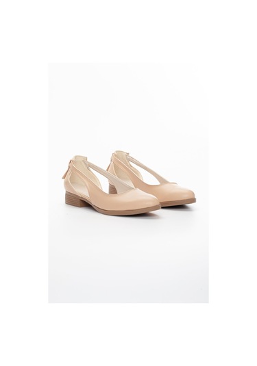 Volpen Cilt Kısa Topuk Ayakkabı Mint Yeşil Ten