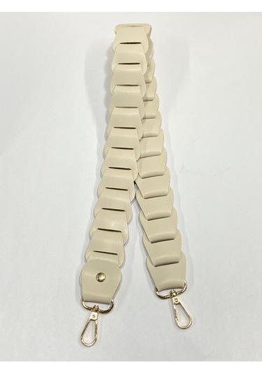 Çanta Sapı / Omuz Çanta Sapı/ Örgü Model / - Krem Krem