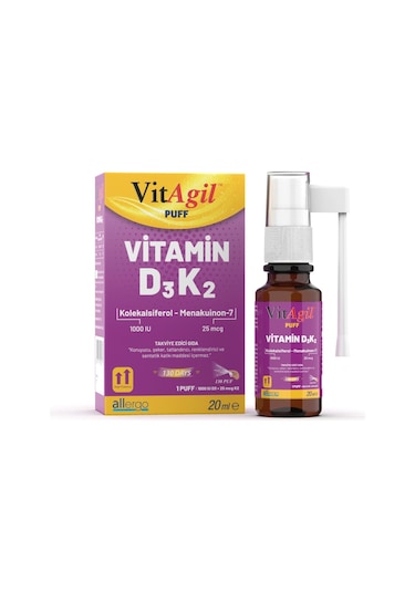 Allergo VitAgil D3 K2 Sprey 20 ML