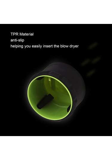 Reedark Yeşil El Şekilli Saç Kurutma Kapağı - Saçın Sağlığını Korur, Hızlı Ve Düzenli Kurutma, Friz'i Azaltır, Çoğu Kurutucuya Uygun