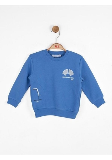 Nk Kids Erkek Bebek Pamuklu Orta Kalınlık Sweatshirt-14723 Saks