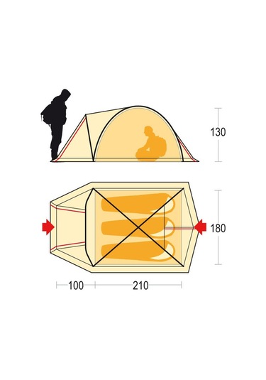 Ferrino Tenere 3 Çadır Ekru