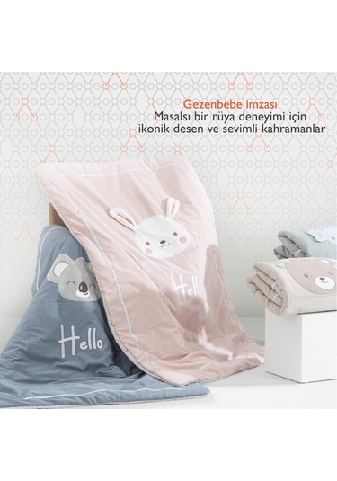 Gezenbebe Hero Nakışlı Bebek Ve Çocuk Yorganı 100x135